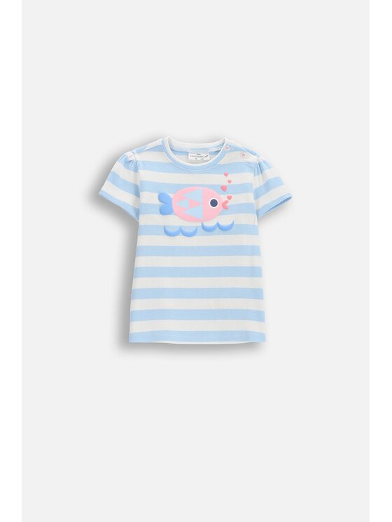 Coccodrillo Coccodrillo T-Shirt WC6143203QGN-036 Niebieski Regular Fit