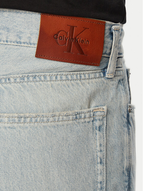 Calvin Klein Jeans Calvin Klein Jeans Jeans hlače LV04RG789G Svetlo modra Straight Fit