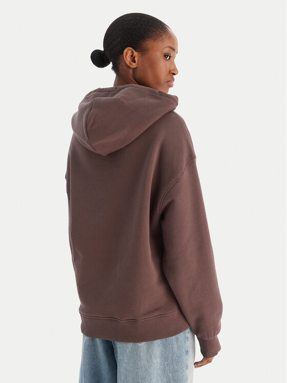 Tommy Jeans Tommy Jeans Felpa Badge DW0DW19414 Marrone Boxy Fit