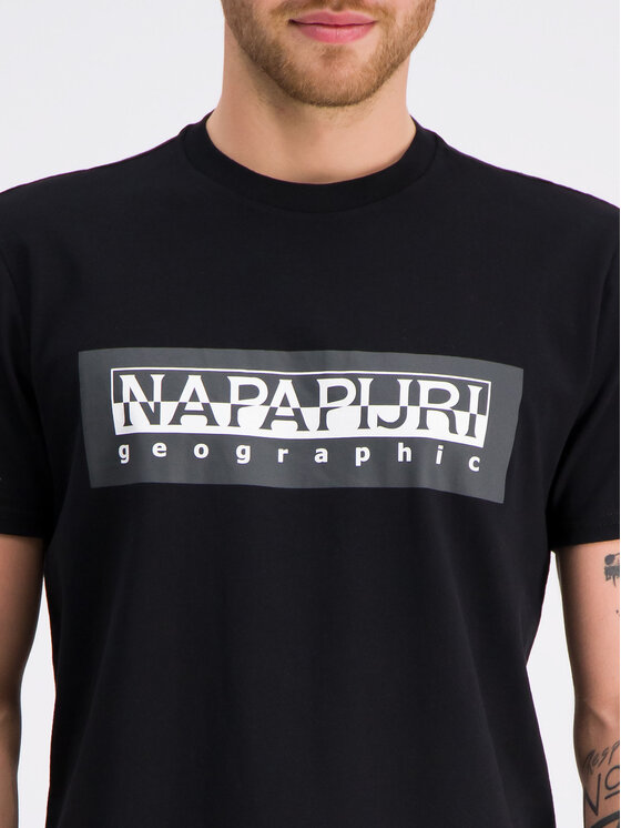 Napapijri Napapijri T-Shirt Sele N0YIEI Czarny Regular Fit