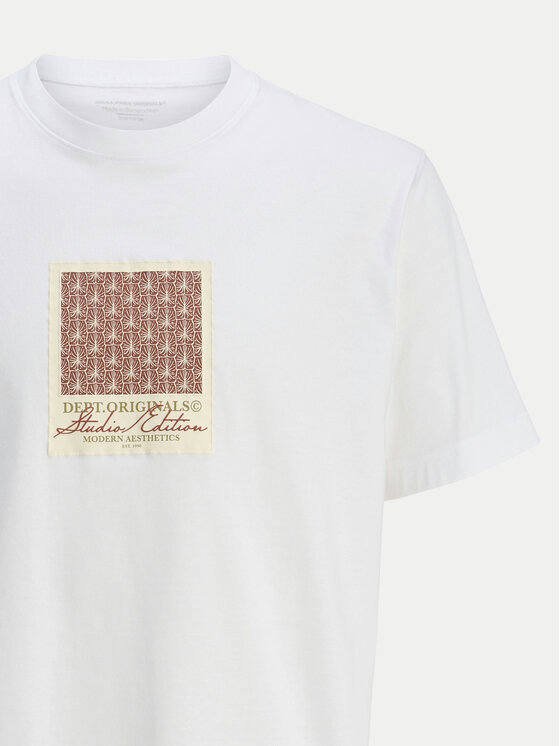 Jack & Jones Jack & Jones T-Shirt Islington 12273019 Biały Loose Fit