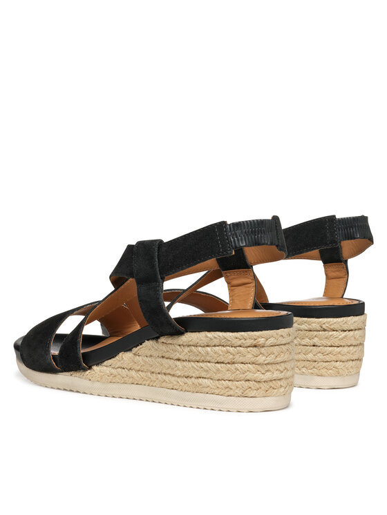 Geox Geox Espadrilles D Ischia Corda D55HHA 00022 C9999 Fekete
