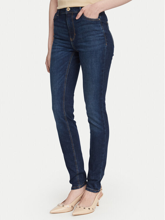 Guess Blugi W6YA46 D1537 Bleumarin Skinny Fit