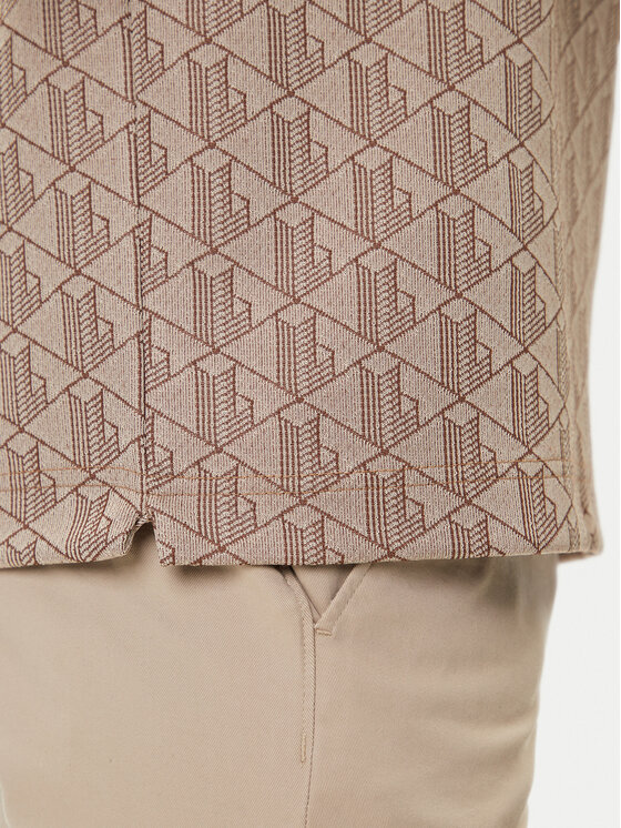 Lacoste Lacoste Поло DH1417 Бежевий Regular Fit
