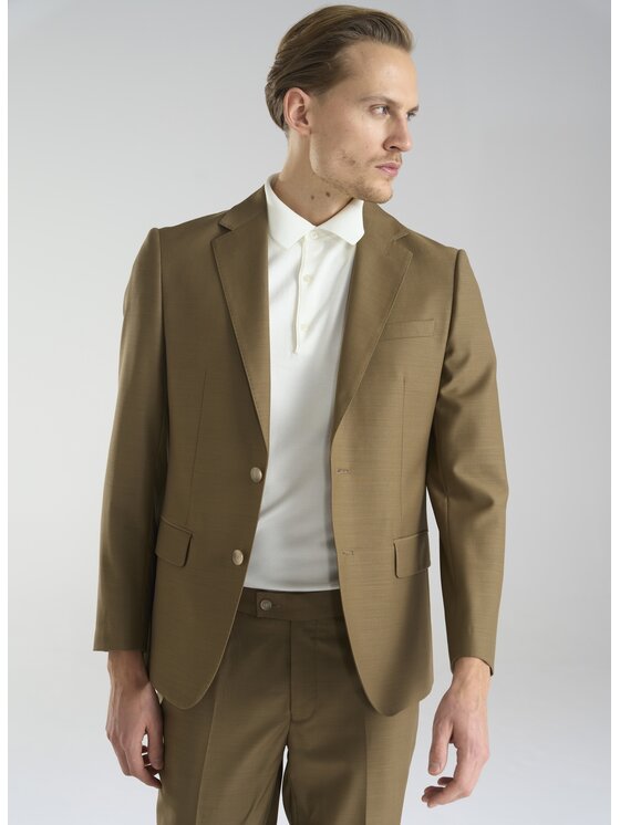 Pako Lorente Pako Lorente Marynarka P24SP-3G-003 Brązowy Slim Fit