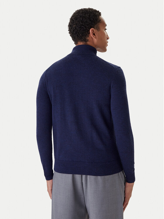 Robe di Kappa Robe di Kappa Rollkragenpullover 6005650 830 Dunkelblau Regular Fit