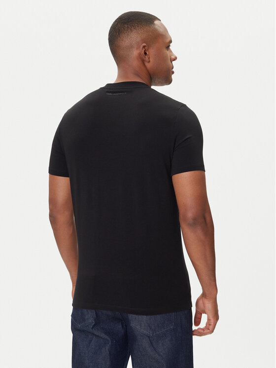 KARL LAGERFELD KARL LAGERFELD T-shirt 755032 554221 Crna Regular Fit