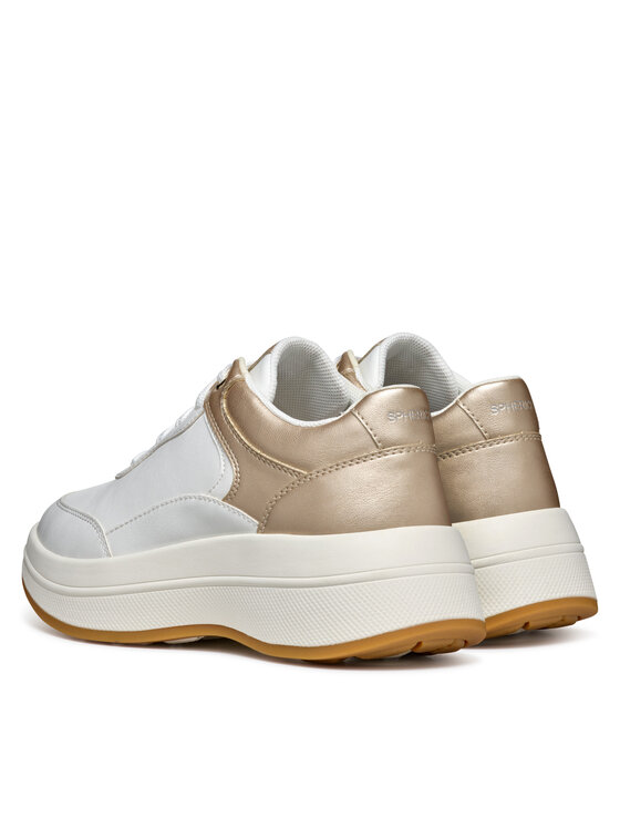 Geox Geox Snīkeri D Spherica Ecub-3 D46WTB 054AJ C1327 Balts