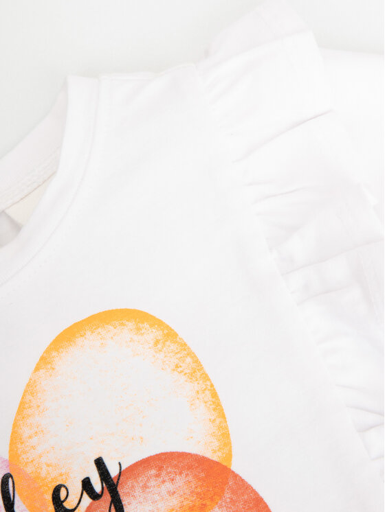 Coccodrillo Coccodrillo Bluse WC3143102RPN Weiß Regular Fit
