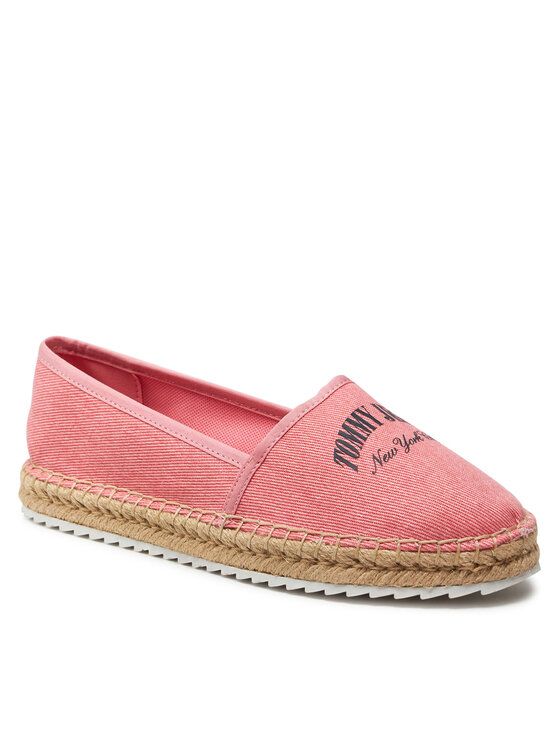 Tommy Jeans Tommy Jeans Espadryle Tjw Varsity Espadrille EN0EN02470 Różowy
