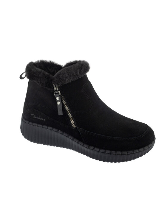Skechers Skechers Śniegowce Wilshire Blvd - Fresh Zip Czarny