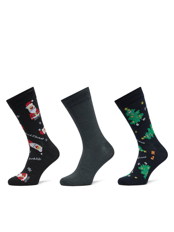 Jack & Jones Jack & Jones Κάλτσες μακριές Holly 12266795 Μαύρο