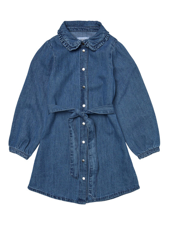 Vero Moda Girl Robe en jean 10279672 Bleu Regular Fit