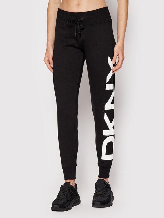 DKNY Sport Teplákové kalhoty DP1P1947 Černá Regular Fit