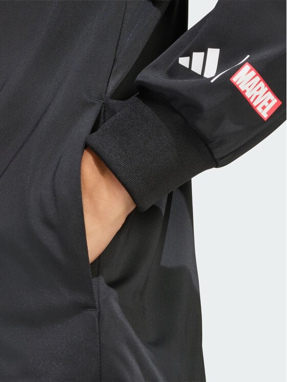 adidas adidas Bluza All Blacks x Marvel Czarny Regular Fit