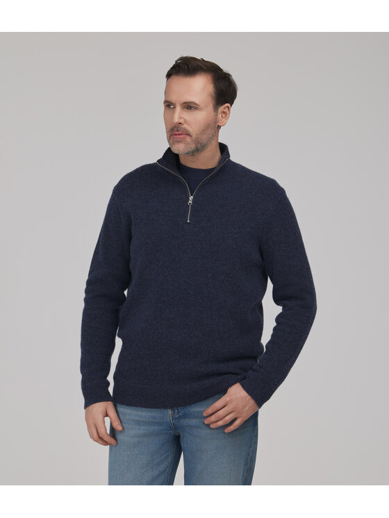 Lee Cooper Lee Cooper Sweter SIMON Niebieski Regular Fit