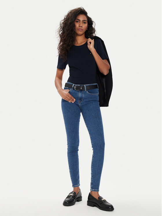 Tommy Hilfiger Tommy Hilfiger Джинси Como WW0WW43340 Голубий Skinny Fit