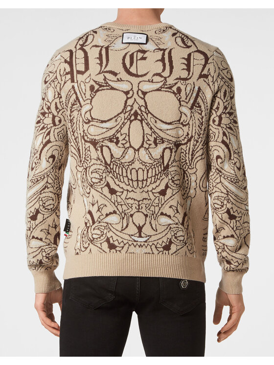 PHILIPP PLEIN PHILIPP PLEIN S dlhými rukávmi 6039 Béžová Regular Fit