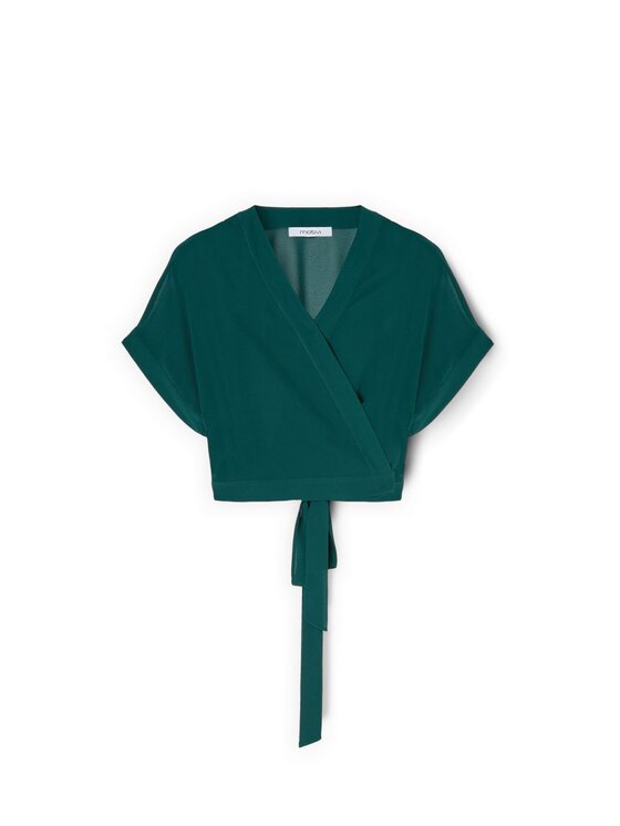 Motivi Motivi Blusa 2017E000369N035 Verde Regular Fit