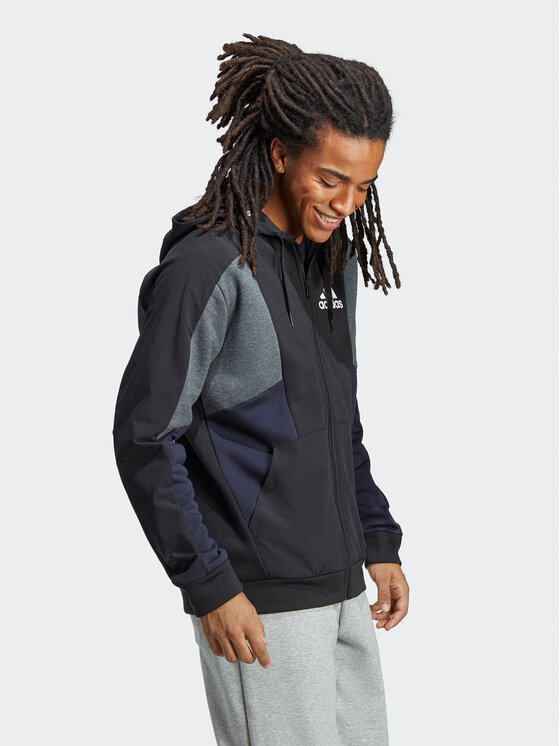 adidas Essentials Colorblock Full Zip Hoodie HY5936 Regular Fit Modivo.ua
