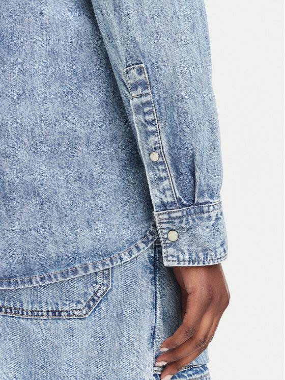 G-Star Raw G-Star Raw дънкова риза 2-pkt D30440-D539 Син Regular Fit