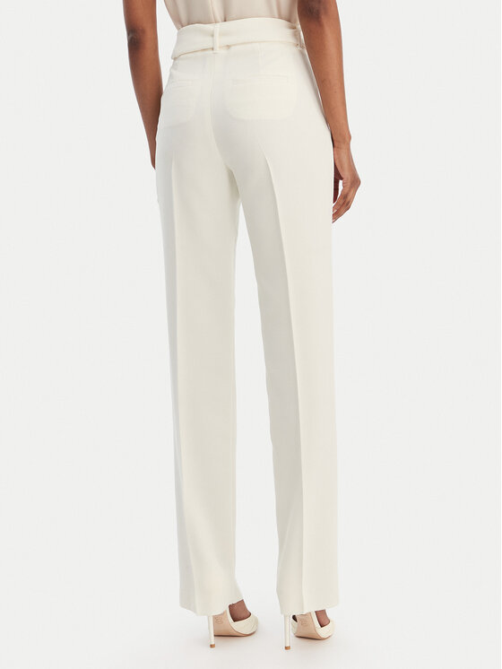 Marella Marella Čino bikses Elica 2613131063 Écru Slim Fit