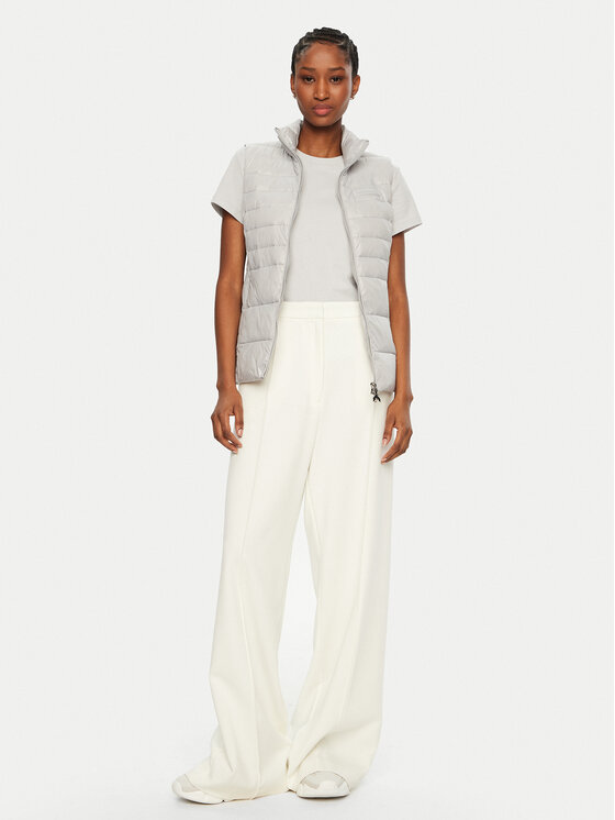 Patrizia Pepe Patrizia Pepe Αμάνικο Μπουφάν 8O0172/A503-S702 Γκρι Regular Fit