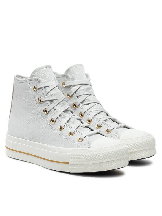 Converse Converse Trampki Chuck Taylor All Star Lift Platform Tailored Lines A08237C Szary