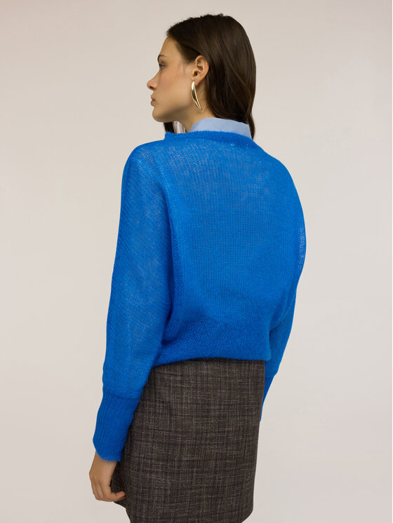 Motivi Motivi Cardigan M427W103661N034 Turchese Over Fit