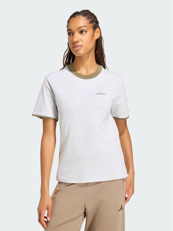 adidas adidas T-Shirt 163937 Szary jasny Regular Fit