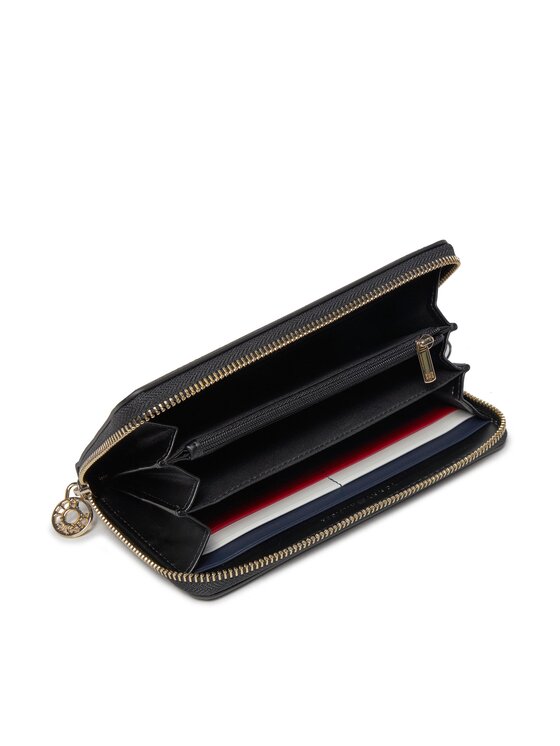 Tommy Hilfiger Tommy Hilfiger Pénztárca Th Essential S Large Za AW0AW15749 Fekete
