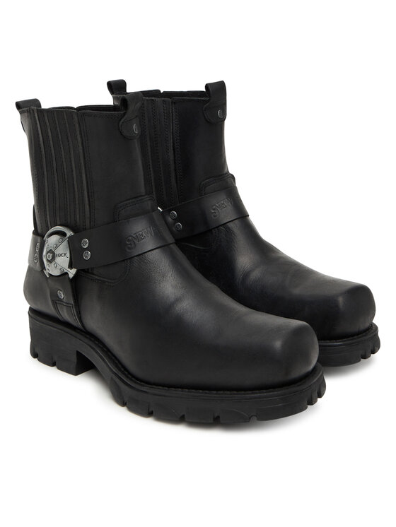 NEW ROCK NEW ROCK Chelsea cipele NEW ROCK-M-7605 Crna