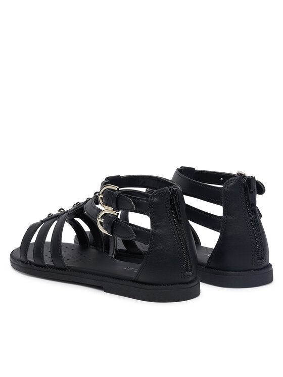 Geox Geox Sandály Jr Sandal Karly J6535D 000BC C9258 D Černá