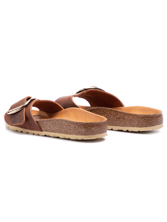 Birkenstock Birkenstock Natikači Madrid Big Buckle 1006525 Rjava