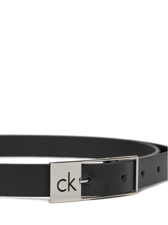 Calvin Klein Calvin Klein Ženski remen Ck Cut Square Buckle 2.0 K60K613155 Crna