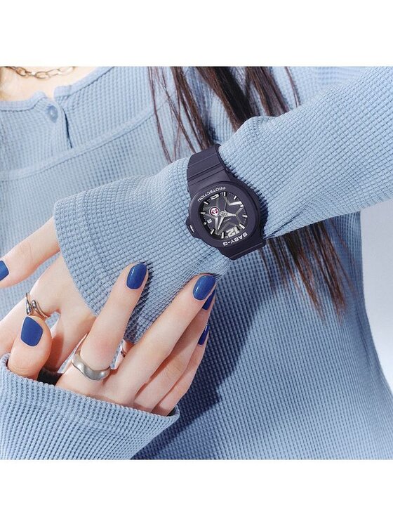 Baby-G Baby-G Zegarek Casio-BGA-10D-2A1ER Czarny