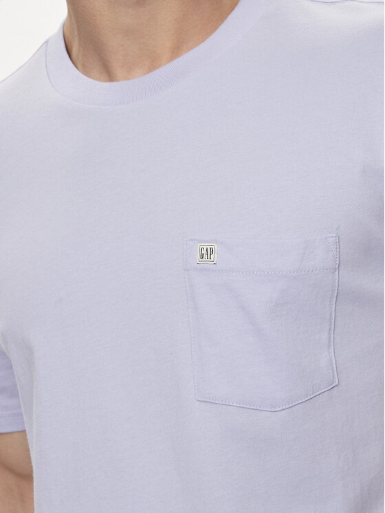 Gap Gap T-Shirt 857901-03 Fioletowy Regular Fit