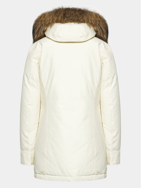 Woolrich Woolrich Μπουφάν πουπουλένιο Arctic Raccoon CFWWOU0538FRUT0001 Εκρού Regular Fit