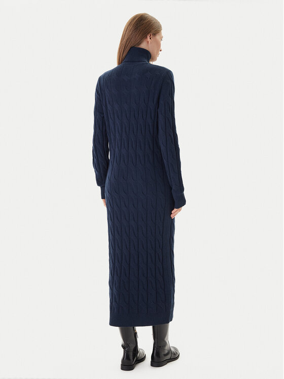 Tommy Hilfiger Tommy Hilfiger Трикотажна сукня WW0WW46429 Cиній Slim Fit