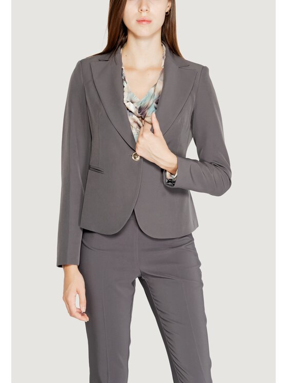 Rinascimento Giacca da abito CFC0119976003 Grigio Blazer Fit