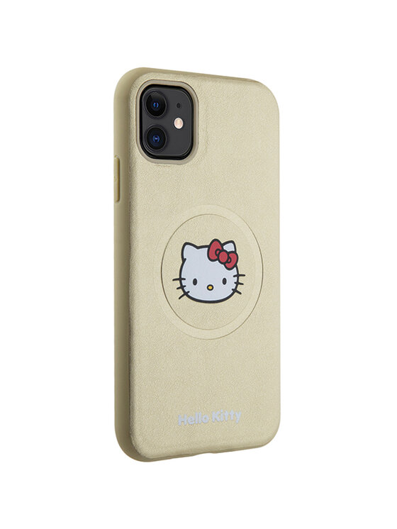 Hello Kitty Hello Kitty Etui na telefon iPhone 11 / Xr Złoty