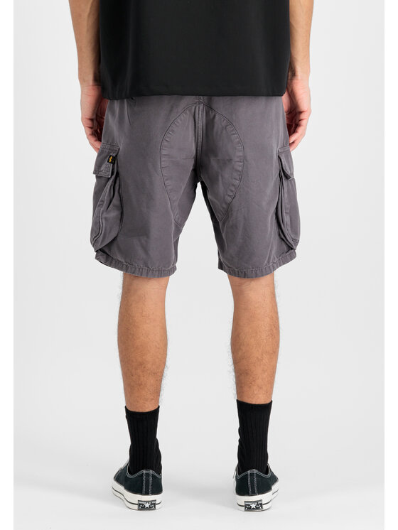 Alpha Industries Alpha Industries Šortky Canvas Cargo Short Sivá Loose Fit