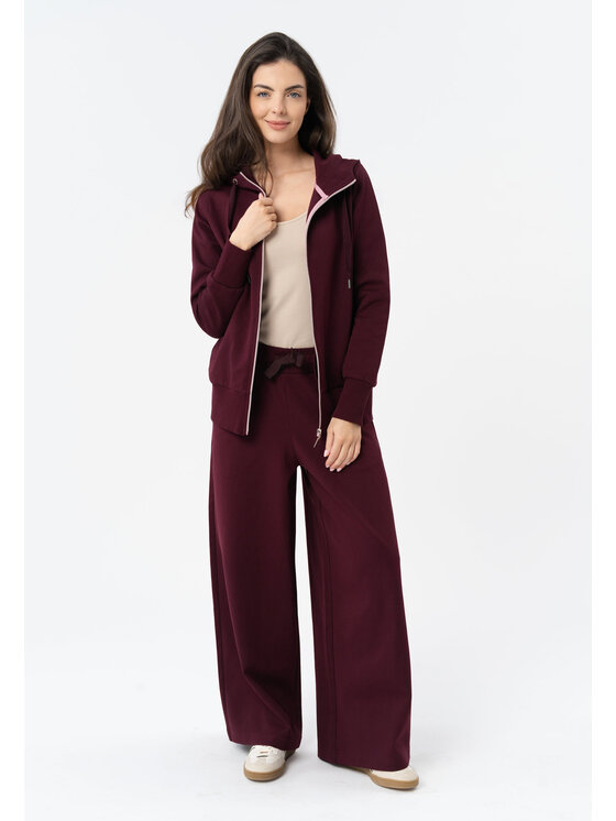 Volcano Volcano Spodnie dresowe N-TAKO Fioletowy Regular Fit