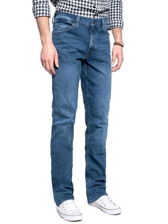 Mustang Mustang Jeansy TRAMPER STRAIGHT Niebieski Straight Fit