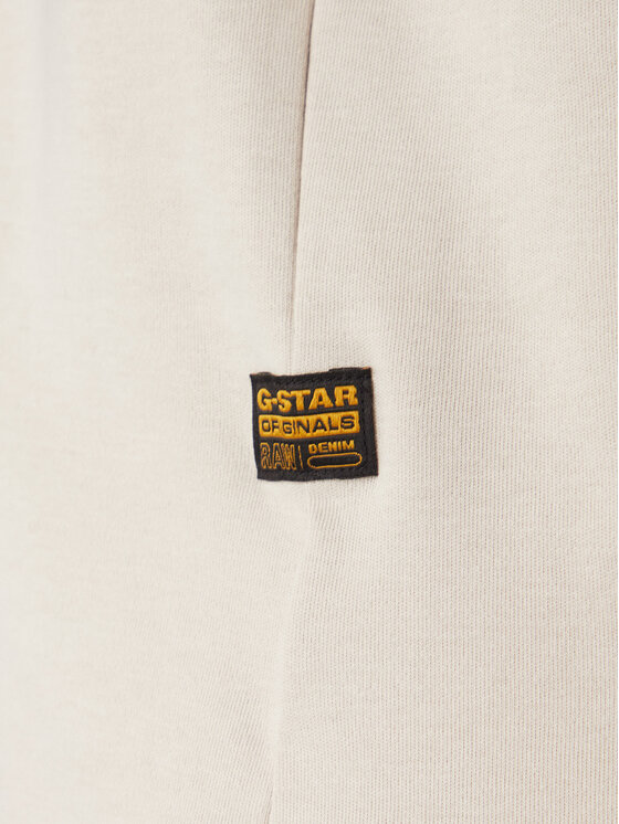 G-Star Raw G-Star Raw T-Shirt Old Skool D25967-C812 Beige Regular Fit