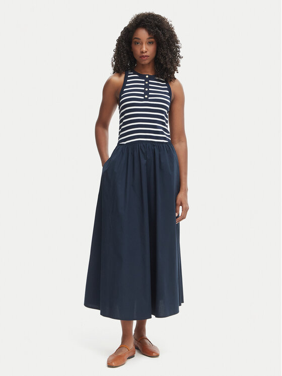 Tommy Hilfiger Rochie de zi WW0WW49628 Bleumarin Regular Fit