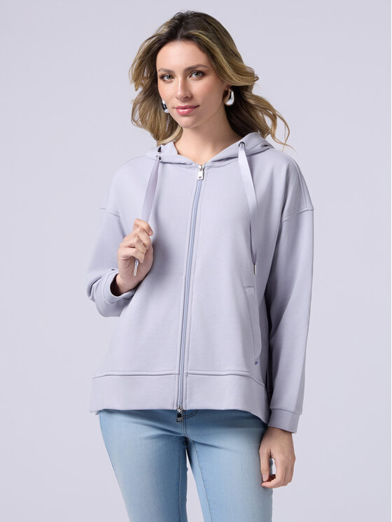 Oltre Oltre Felpa G863J104015N003 Grigio Regular Fit