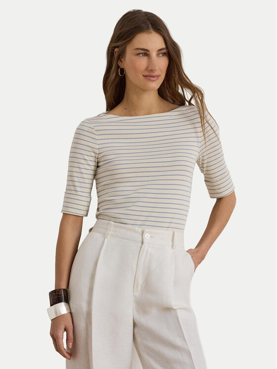 LAUREN RALPH LAUREN Bluză Judy 200P13919001 Bej Regular Fit