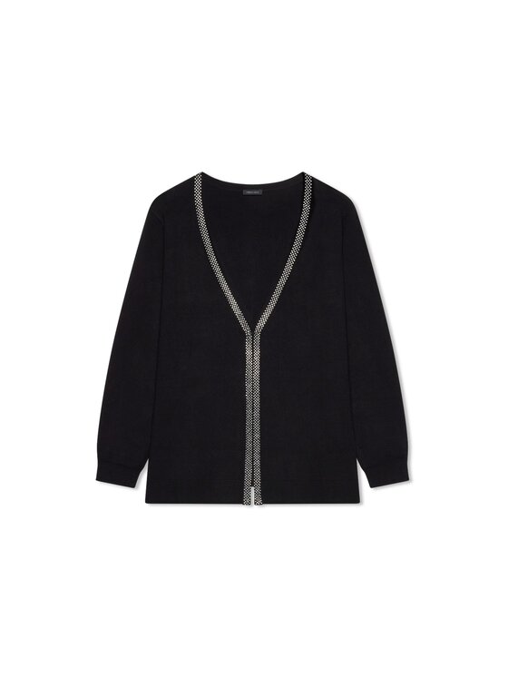 Fiorella Rubino Fiorella Rubino Sweter M575L008875N033 Czarny Regular Fit