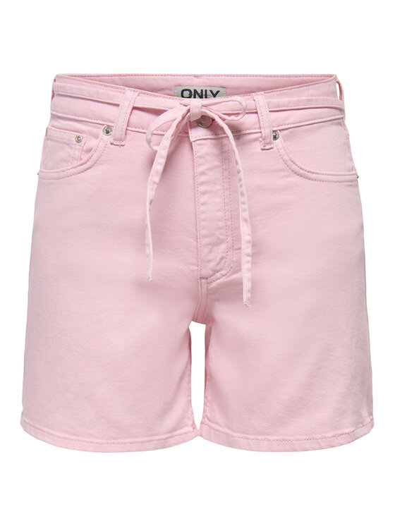 ONLY ONLY Džínové šortky Gianna 15370663 Růžová Regular Fit